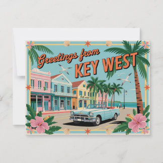 Vintage Key West Postcard | Greetings from