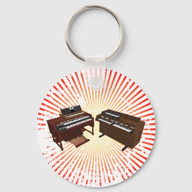 Vintage Keyboards: 3D Model: Keychain (Front)