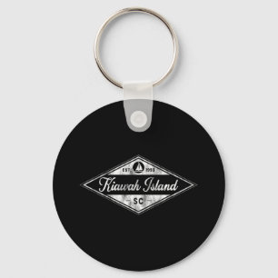 Vintage Kiawah Island Est 1993 South Carolina Sc B Keychain