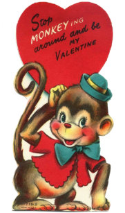 vintage kids valentine postcards