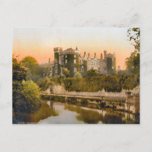 Vintage Kilkenny Castle Ireland Postcard