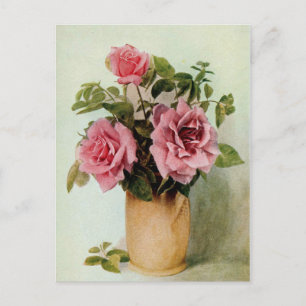 Vintage Killarney Rose by Frederick Martin Postcard