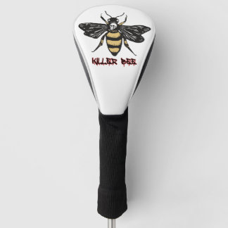 Vintage killer bee drawing golf head cover