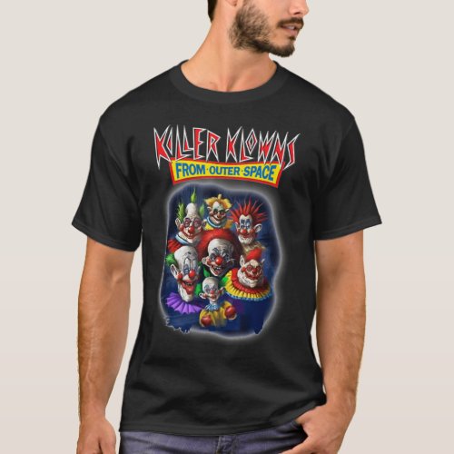 Vintage Killer Klowns From Outer Space Art Creepy  T_Shirt
