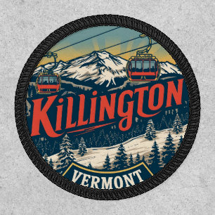 Vintage KILLINGTON Vermont Ski resort mountains Patch