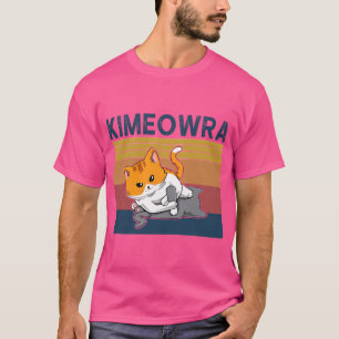 Vintage Kimeowra Jiu Jitsu Kimura N' Kawaii Cat T-Shirt
