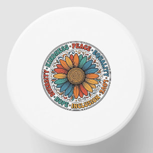 Vintage Kindness Peace Equality Flower Shirt_1 Mini Candle Favors