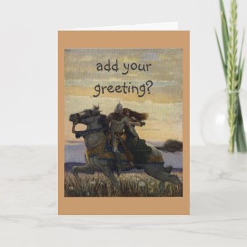 Vintage King Arthur Series 1 Greeting Card by BabiesOnly at Zazzle