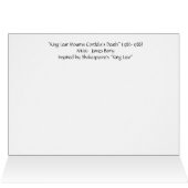 Vintage - King Lear Mourns, Cards (Inside Horizontal (Top))