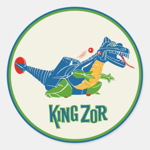 Vintage King Zor Toy Sticker