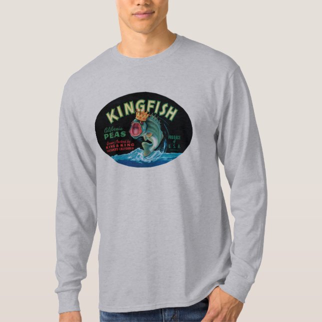 Vintage Kingfish Peas Label - Shirt (Front)