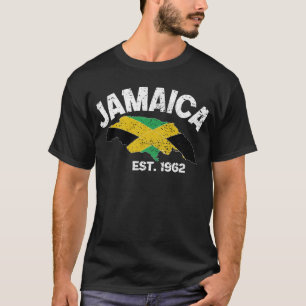 Vintage Kingston Jamaica Est. 1962 Souvenir Gift T-Shirt