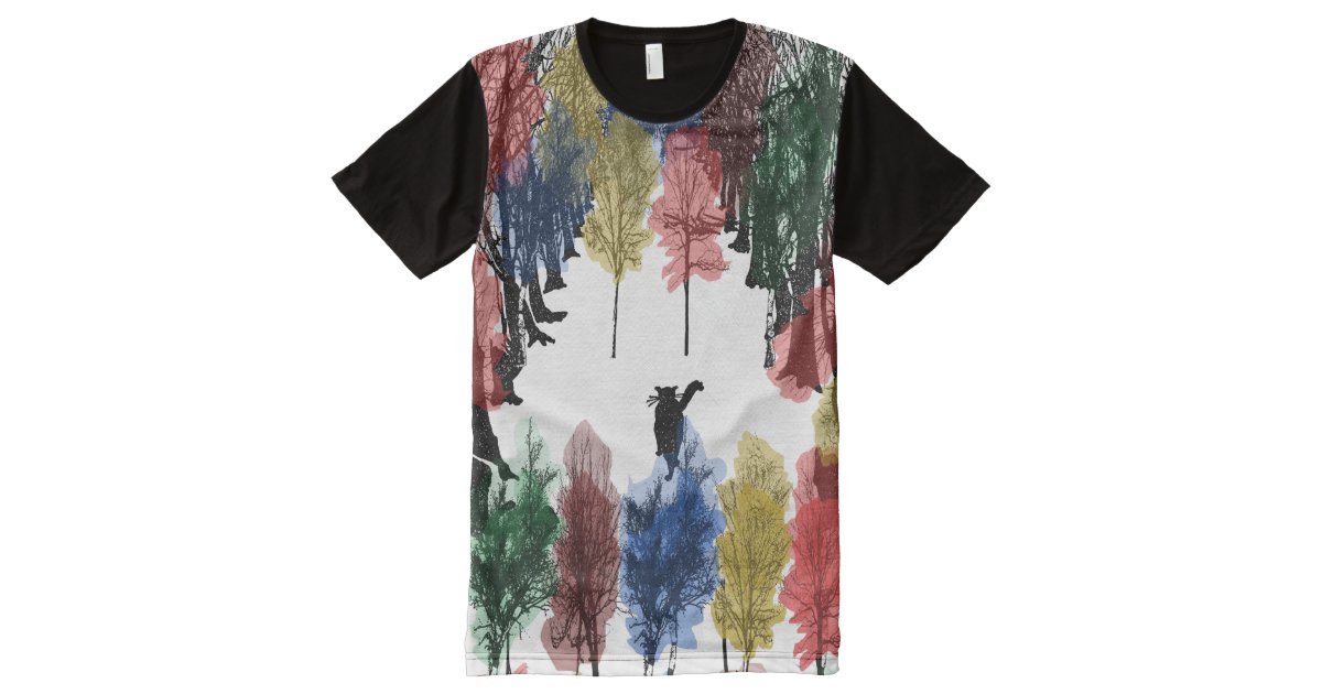 Vintage Kipling Cat That Walks By Himself All Over Print T Shirt