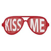 KISS ME retro Shades / Fun Party Sunglasses