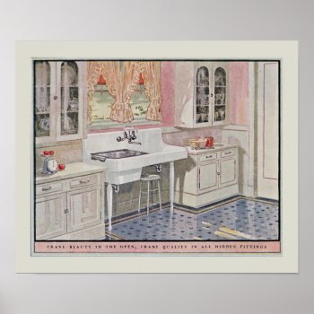 Vintage Kitchen 1925 Poster by Vintage_Obsession at Zazzle