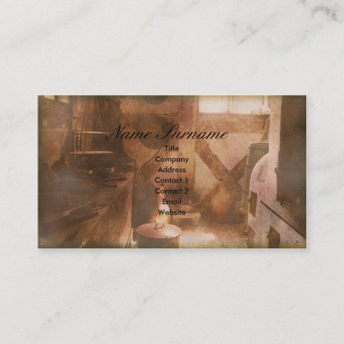 Vintage Kitchen, business card template