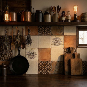 Vintage Kitchen Ceramic Tile