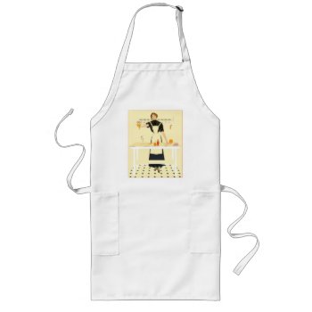 Vintage Kitchen Charm Long Apron by aresby at Zazzle