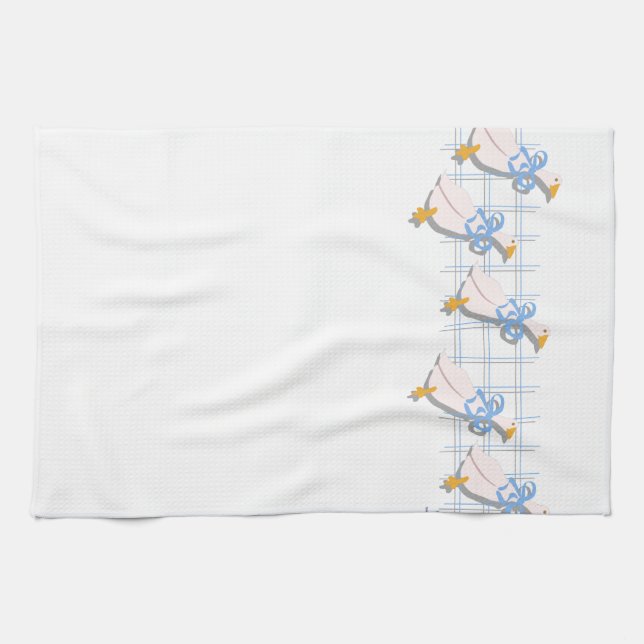 Vintage Kitchen Goose Nostalgia Kitchen Style Towel (Horizontal)