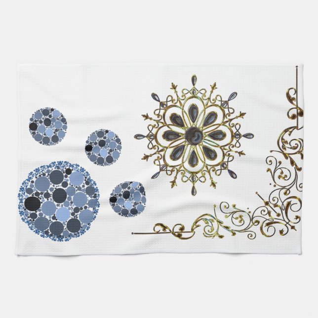 vintage kitchen hand towel (Horizontal)