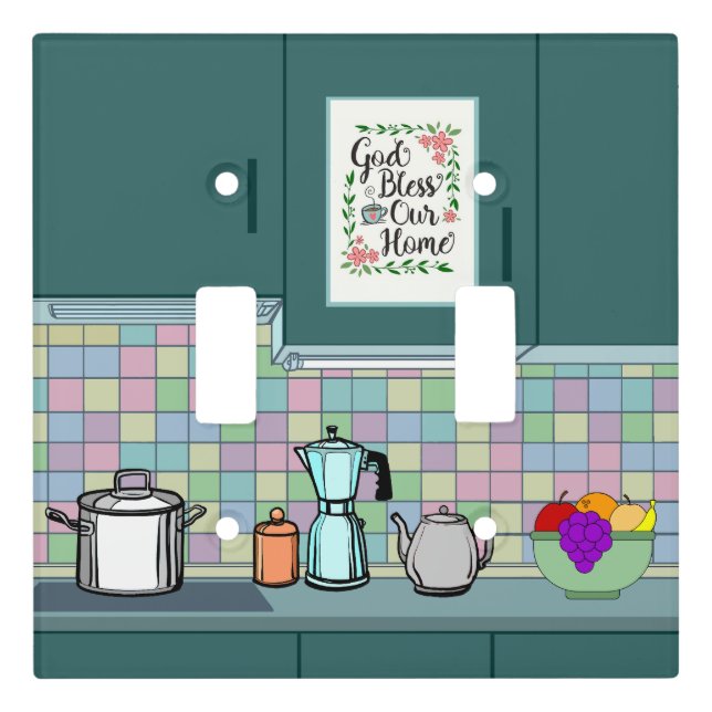 Vintage Kitchen Light Switch Cover (Front)