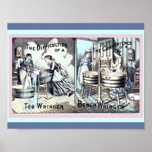 Vintage Kitchen or Laundry Room Ad Art copy Poster