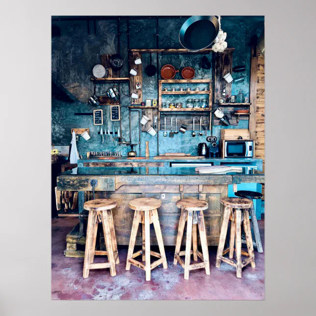 “Vintage Kitchen” Poster | Zazzle