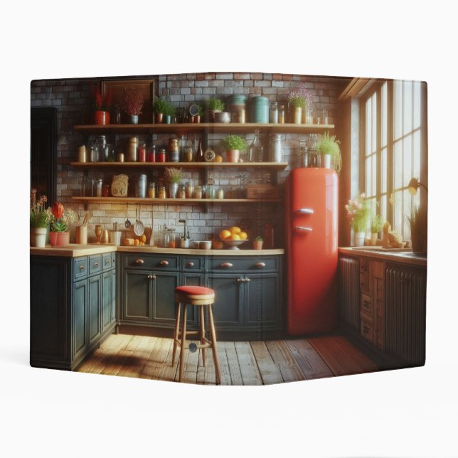 Vintage Kitchen Recipe Binder (Background)