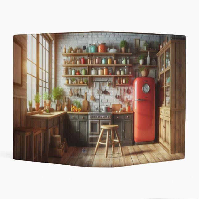 Vintage Kitchen Recipe Binder (Background)