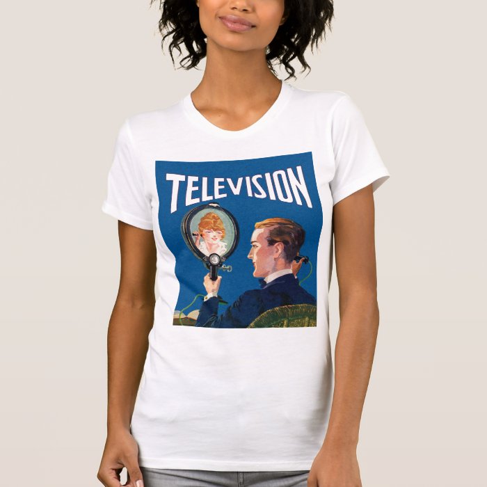 Vintage Kitsch Early Television Smart Phone TV Set T Shirts