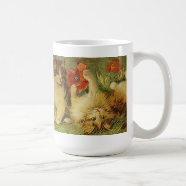Vintage Kittens Mug (Right)