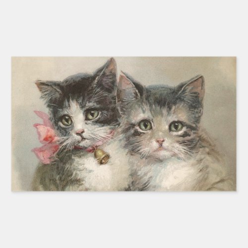 Vintage Kittens Sticker