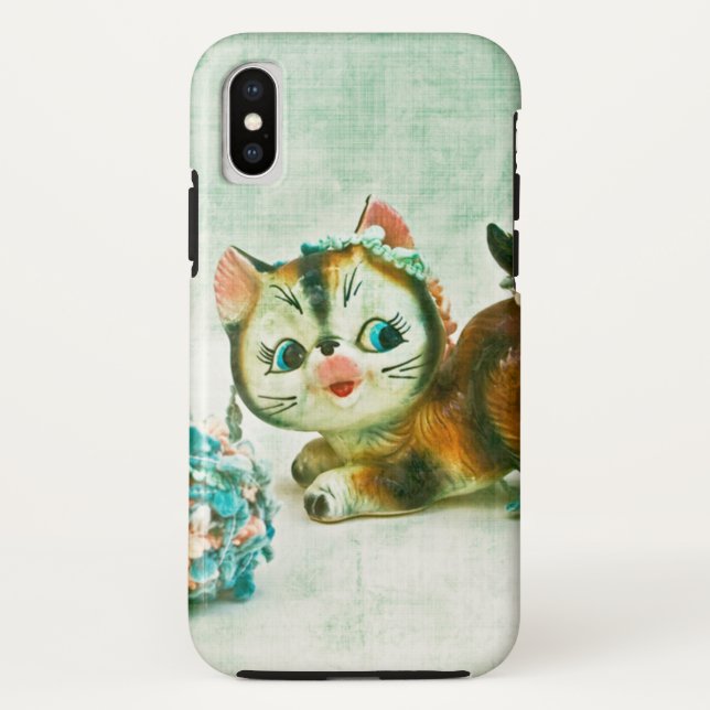 Vintage Kitty Cat Case-Mate iPhone Case (Back)
