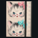 Vintage Kitty iPad Case<br><div class="desc">Who can resist these two cuties? Vintage Kitty iPad case is the perfect bundle of cuteness to wrap up your iPad. This would be a perfect case if you have a little boy and girl who share the same iPad.</div>
