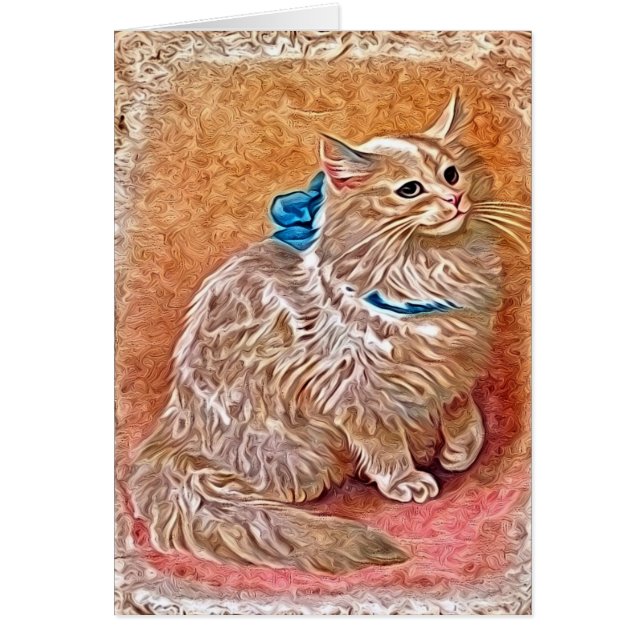 Vintage Kitty Painting (Front)