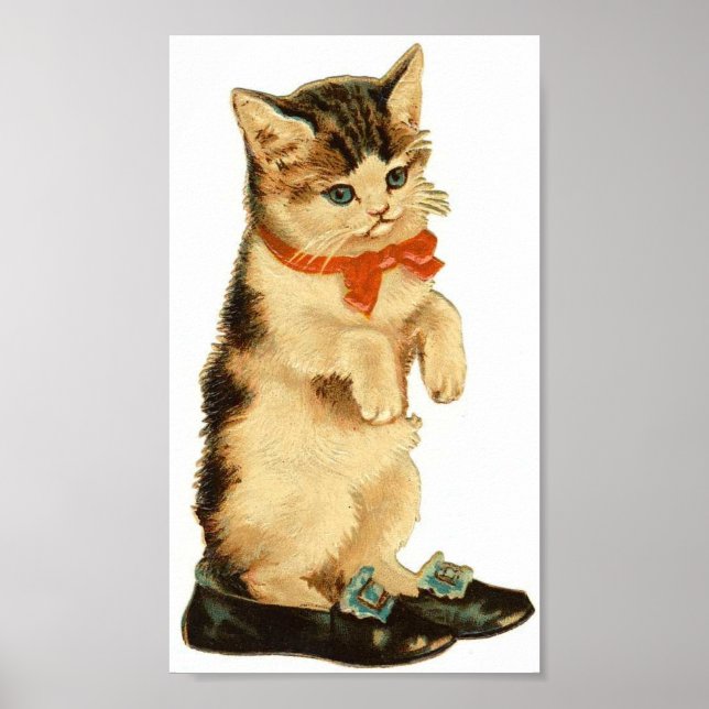 Vintage Kitty Poster (Front)