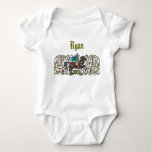 Vintage Knight Personalized Baby Bodysuit at Zazzle