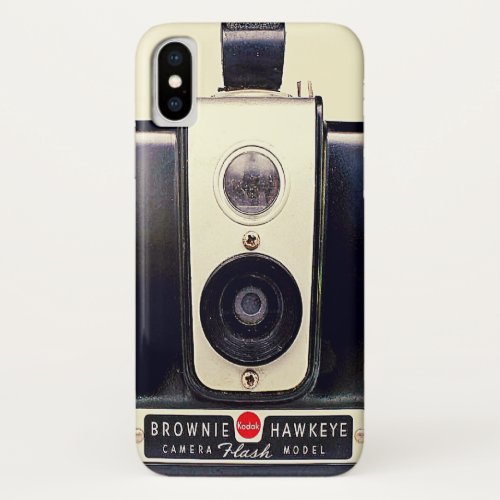Vintage kodak brownie camera iPhone x case