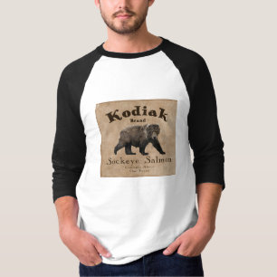 Vintage Kodiak Salmon Label T-Shirt