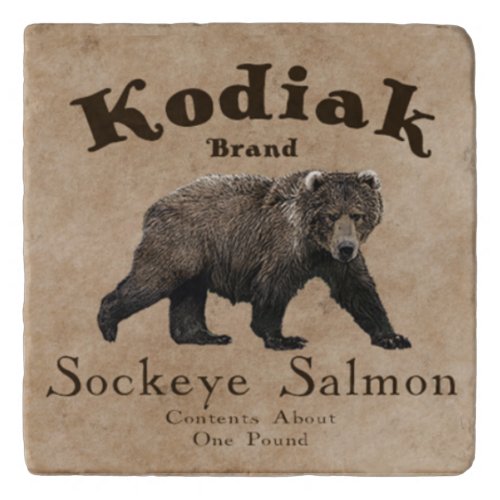 Vintage Kodiak Salmon Trivet