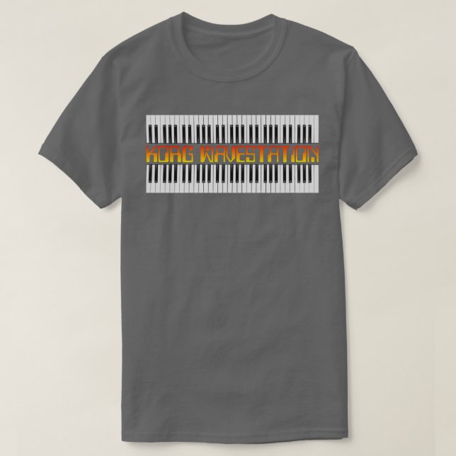 Vintage Korg Synth  T-Shirt (Design Front)