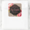Vintage Kraft Floral Soy Scented Candle Labels