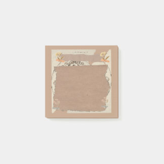 Vintage Kraft Scrapbook Collage Cottagecore Notepa Post-it Notes