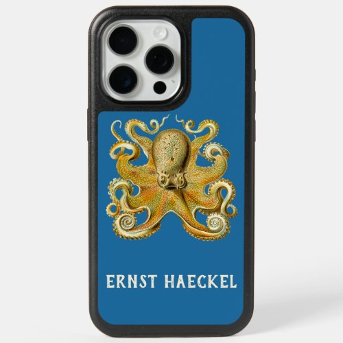 Vintage Kraken Octopus Gamochonia Ernst Haeckel iPhone 15 Pro Max Case