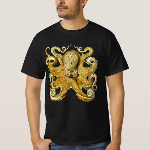 Vintage Kraken Octopus Gamochonia Ernst Haeckel T_Shirt