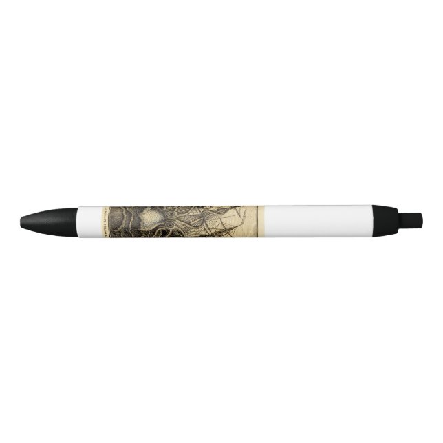 Vintage Kraken Print Pen (Front)