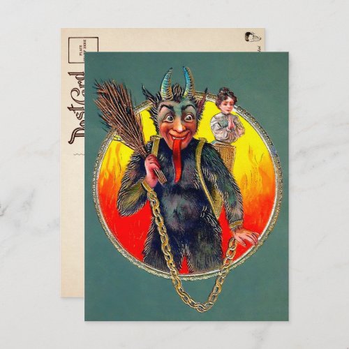 Vintage Krampus Postcard