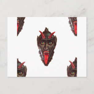 vintage krampus postcard