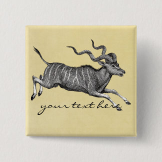 Vintage Kudu Button