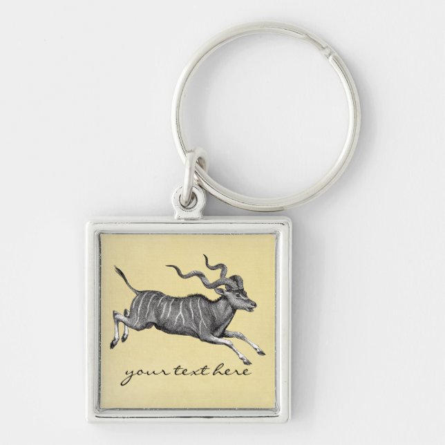 Vintage Kudu Keychain (Front)
